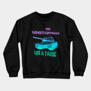 Colored Tank Crewneck Sweatshirt